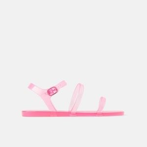 ZARA | Pink Transparent Jelly Sandal